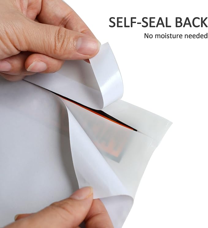 100 PCS 7.5"x 5.5" Clear Self-Adhesive Packing List Envelopes - Image 2
