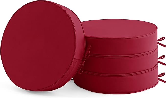 Summsun Outdoor Bistro Chair Cushions Set of 4 by SUMMSUN