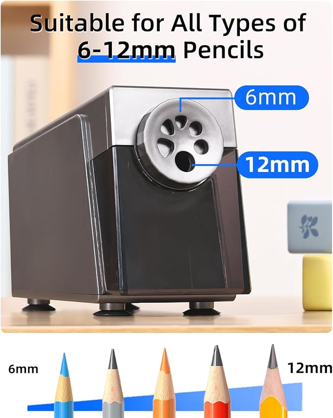 ZMOL Electric Pencil Sharpener for Classroom, Heavy Duty Automatic Sharpener - Image 2