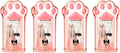4 Pcs Cute Pink Pencil Sharpener Kawaii Small Manual Cartoon Cat Paw Plastic by Unknown