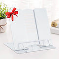 MSDADA Desk Book Stand Metal Reading Rest Book Holder Adjustable Cookbook by ColoryourlifewithMSDADA