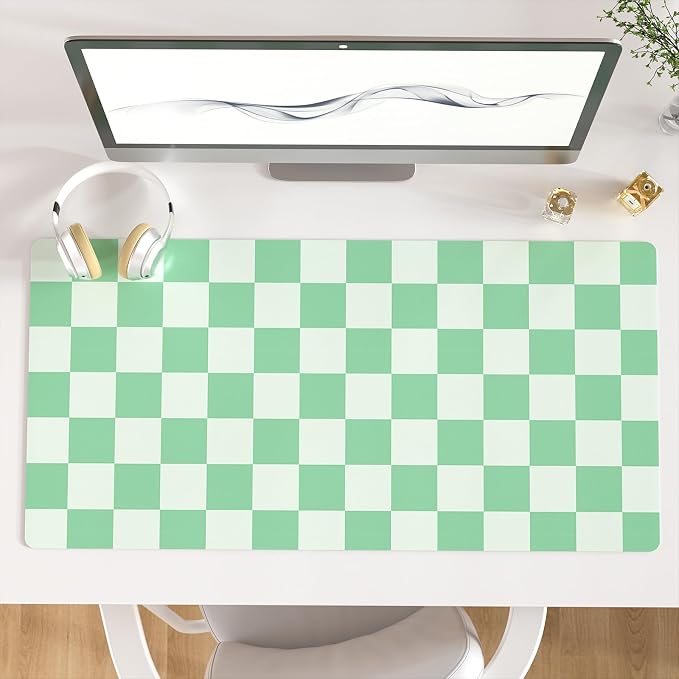 Colorful Star Large Mouse Pad, PU Leather Waterproof Desk Mat, Computer Gaming by ColorfulStar