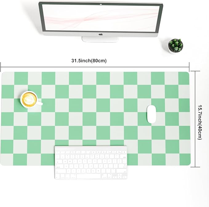 Colorful Star Large Mouse Pad, PU Leather Waterproof Desk Mat, Computer Gaming - Image 6