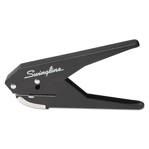 Swingline 1 Hole Punch, 20 Sheet Capacity Hole Puncher, Low Force Plier Paper by Swingline