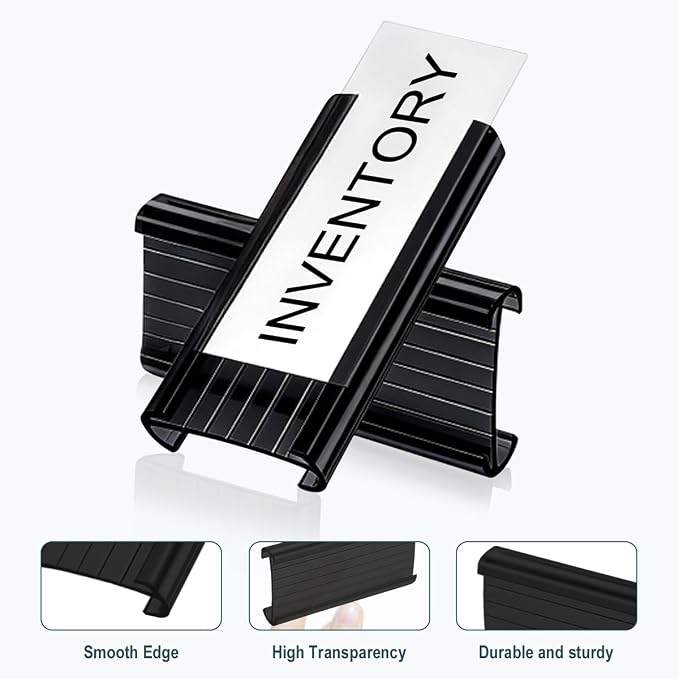Lenink 100Pcs Wire Shelf Label Holders - Image 2