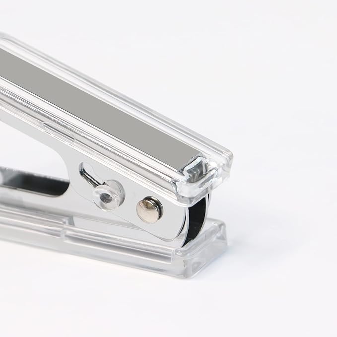 Staples Remover Tool Acrylic Clear Silver Staple Remover Kawaii - Image 8