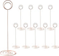 Hoewina 10Pcs Place Card Holder, Table Number Holders, Wire Picture Holder by Hoewina
