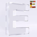 Ledido 10’’ Acrylic Letter Charcuterie Board Box, Reusable Fillable Serving Tray by Ledido