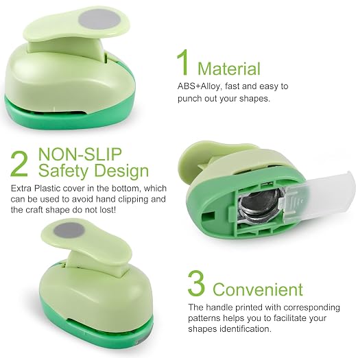 UCEC 1 Inch Circle Punch, Circle Hole Punch, Paper Punch, Paper Punches Craft - Image 6