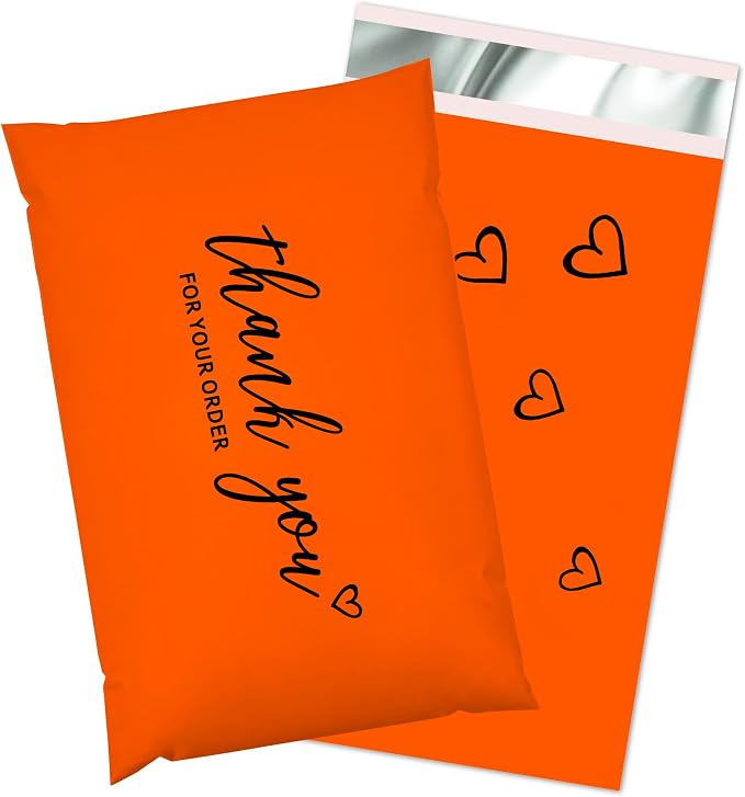 JinRuiKJ Thank You Poly Mailer 6x9 Inch 100 PCS, Shipping Bags by JinRuiKJ