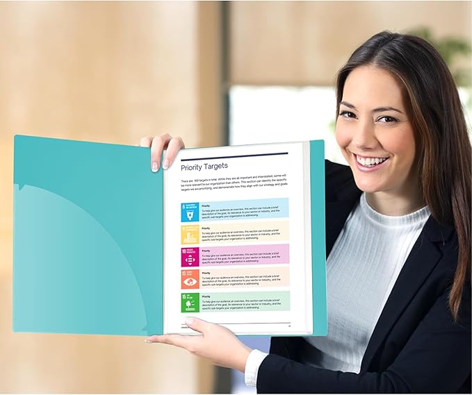 Dunwell 12-Pocket Presentation Binder - Image 8