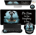 LIMKRIAN Funny Dog Mouse Pad Set Large Desk Mat by LIMKRIAN