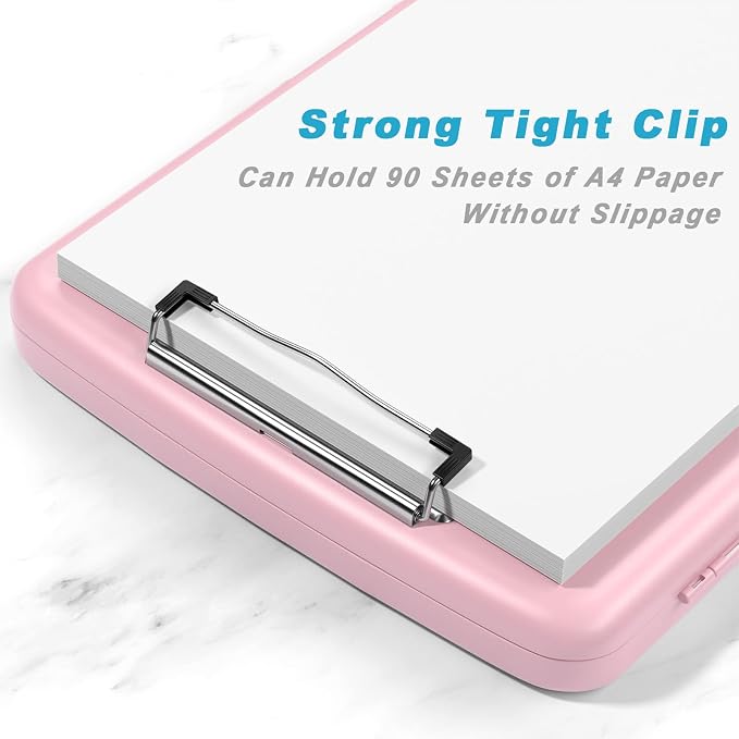 Rimilak Clipboard with Storage, 8.5 x 11'' High Capacity Clip Board, - Image 3