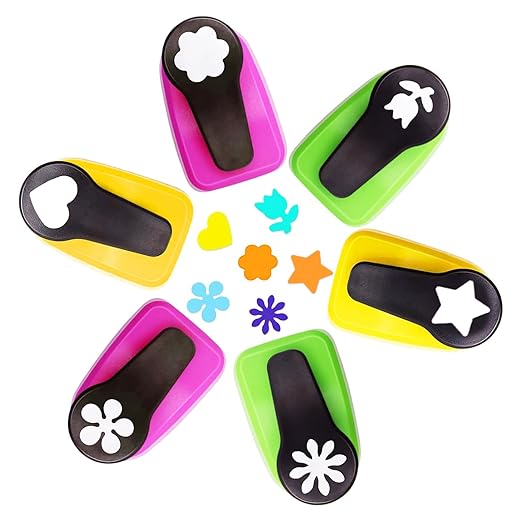 Flower Hole Punches, Star Hole Punch, Heart Punch, Flower Punches, Flowers by HKKYOArtsCrafts