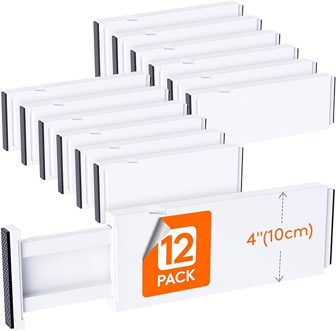 Lifewit 12 Pack Upgrade Drawer Dividers by Lifewit