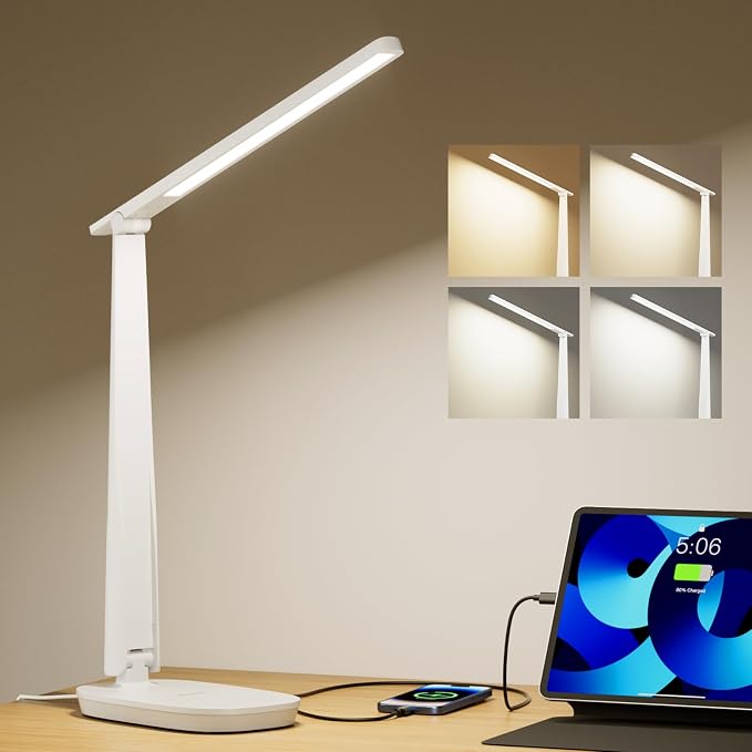 Honeywell LED Desk Lamp for Home Office, Eye-Caring Dimmable Reading Light by HoneywellAirComfort