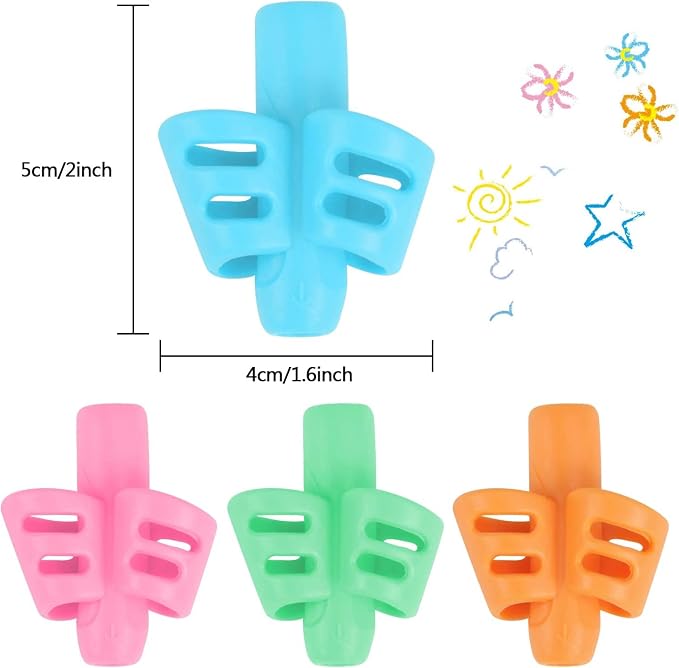 SANNIX 32 Pack Pencil Kids Grips - Image 2