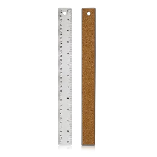 Stainless Steel Metal Ruler by Quasinch