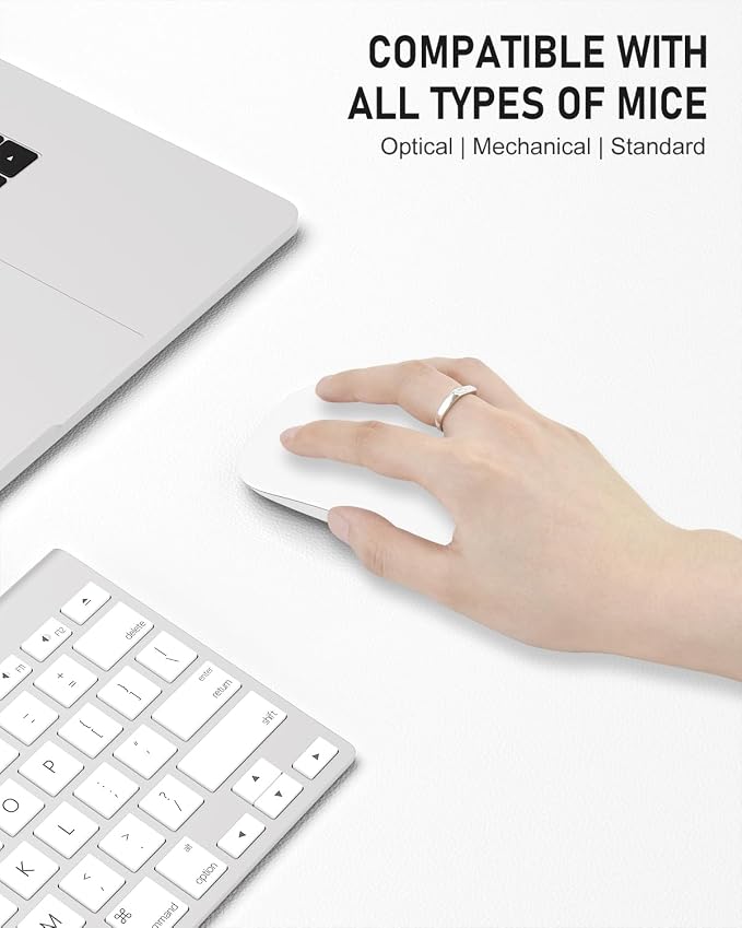 Desk Pad, 35.5" x 17" PU Leather Non-Slip Desk Mat Large Mouse Pad - Image 4