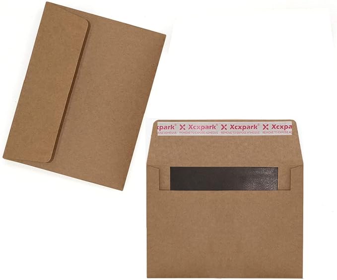 Xxcxpark 250 Qty Printable A9 Invitation Envelopes 5.75 x 8.75 Cards, Self Seal - Image 7