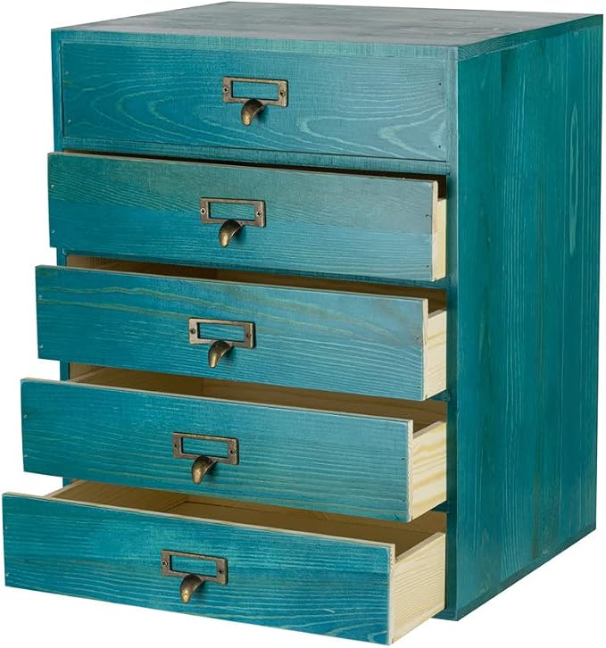 GoooodGIFT Large Wooden Drawers Rustic Desk Organizers and Accessories Wooden by GoooodGift