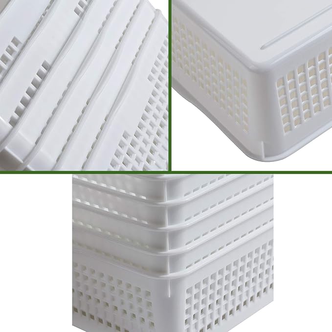 Aebeky A4 Size Plastic Paper Storage Trays, Desktop File Organizer Baskets - Image 3