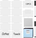 Reusable Erasable Basket Label Clips by badigo