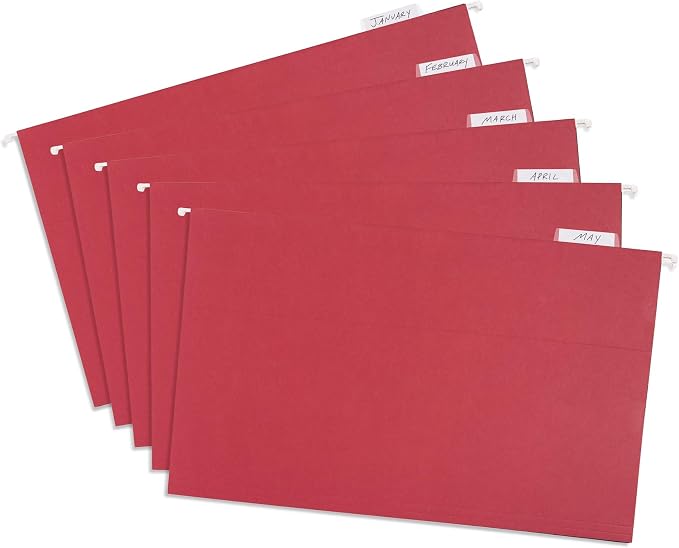 25 Blue Summit Supplies Legal Size Hanging File Folders - Image 5