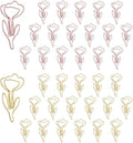 OWLFAVO 36pcs Flower Shape Paper Clips by OWLFAVO