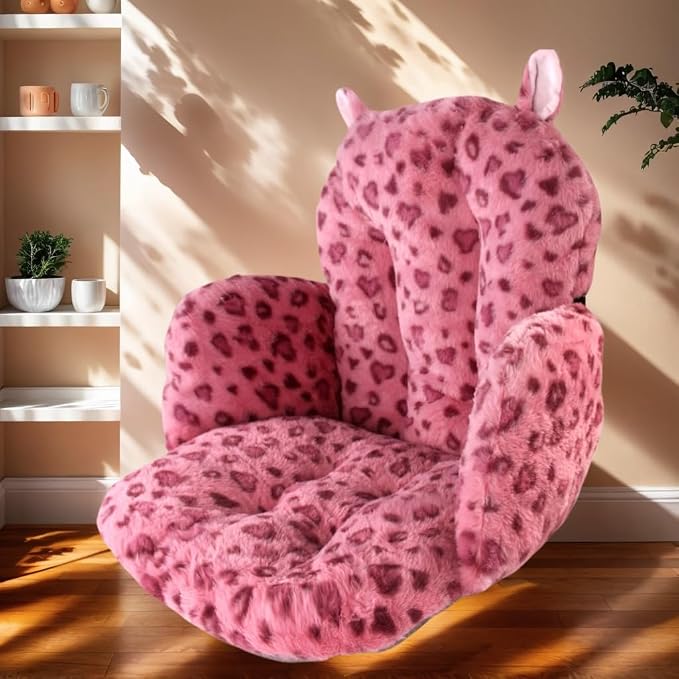DOBUONO Comfy Office Chair Cushion: 17.5" L x 17.5" W x 18" H Cute Seat Cushion - Image 4
