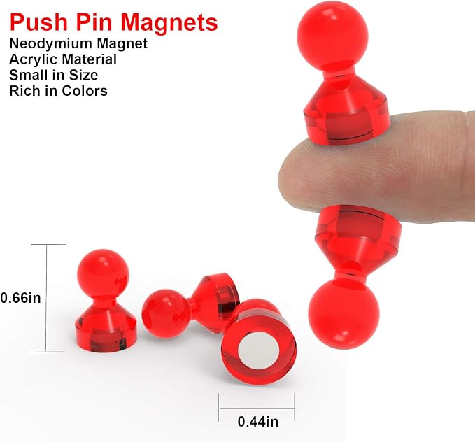 Ant Mag Magnetic Push Pins Strong Push Pin Magnets - Image 2