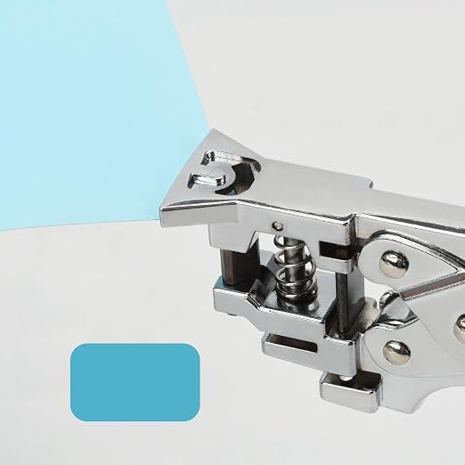 Heavy Duty Handheld Hole Punch for ID Cards, Zinc Alloy Construction, Sharp - Image 7