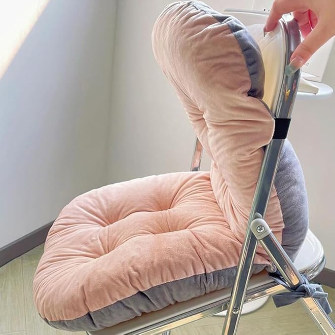 Light Pink Chair Cushion with Removable Cover - Image 5