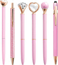 YOXMJDB Pink Pens for Women, 1.0mm Medium Point Black Ink, Office and School by YOXMJDB