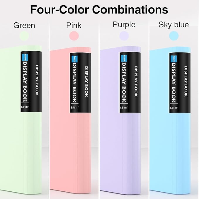 Sooez 4 Pack 72 Pocket Binder - Image 6