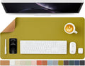 Cork Desk Mat - Dual-Sided Desk Pad by HOMIEAZICOZI