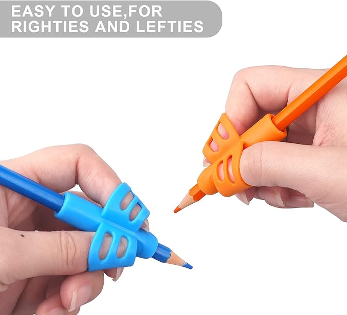 Bribobo 12 Pack Pencil Grips for Kids Handwriting Pencil Grippers, Pencil - Image 6