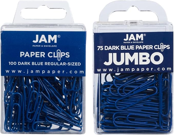 JAM PAPER Combo Pack Colorful Paper Clips by JAMPaper
