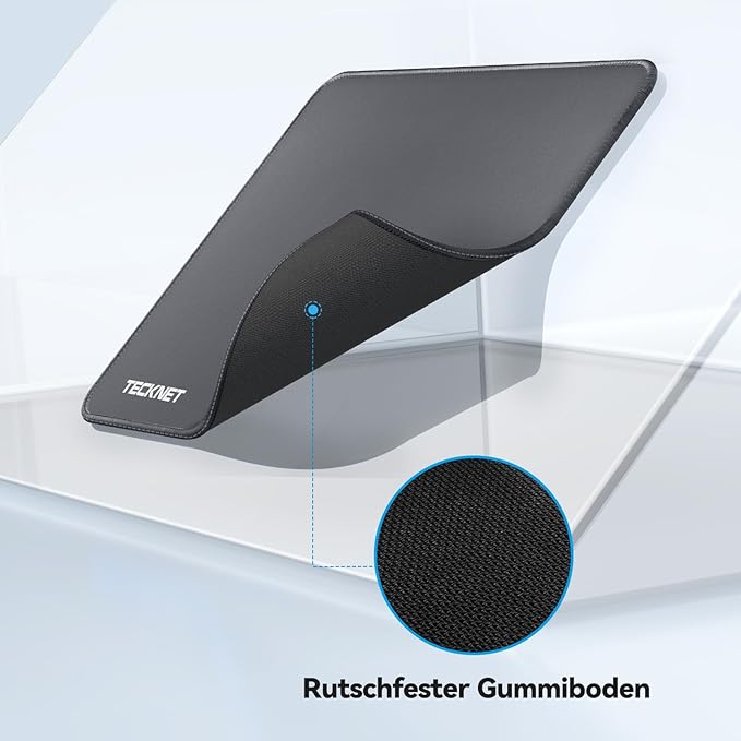 TECKNET Mouse Pad with Anti-fray Stitchin, Waterproof Surface & Non-Slip Rubber - Image 4