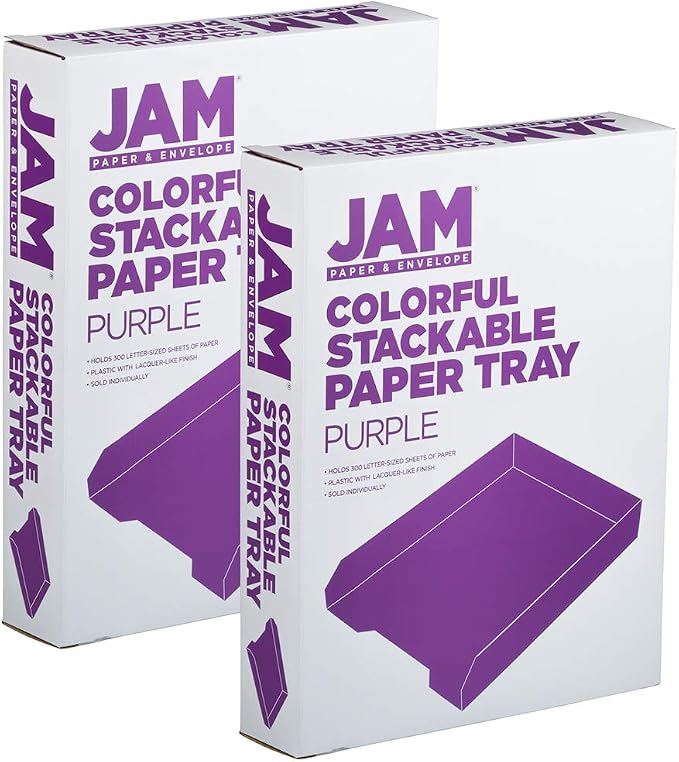 JAM PAPER Stackable Paper Trays - Image 5
