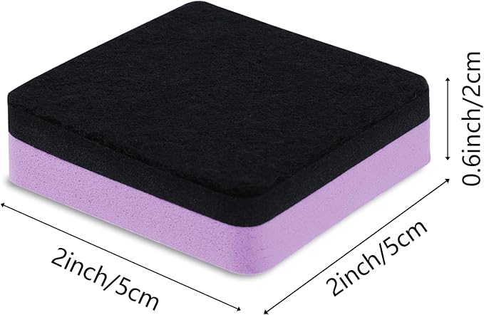 XKDOUS 35 Pack Square Magnetic Dry Erase Eraser, 2x2 Inch Small Whiteboard - Image 2