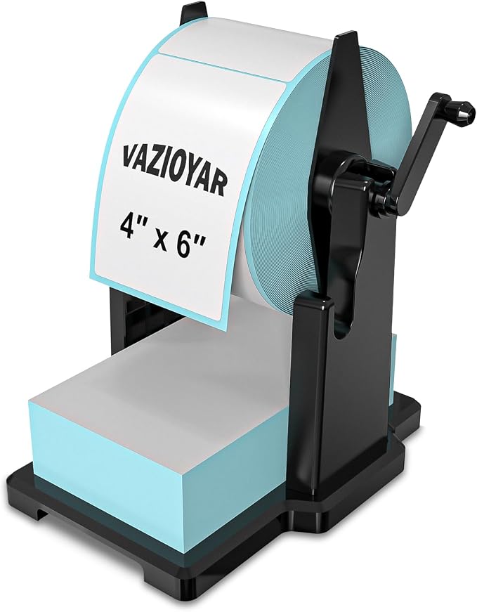 Label Holder for Rolls and Fan-Fold Labels，Compatible by Vazioyar
