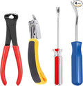 4 Pcs Staple and Nail Puller Tool Kit Set by Unknown