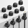 Lamicall 12Pack Rotatable Cord Organizer, Desk Office Nightstand Accessories by Lamicall