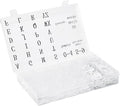 Pre-Cut Letters for Felt Letter Board, 739 Pieces Including Characters by GAJIGAJI