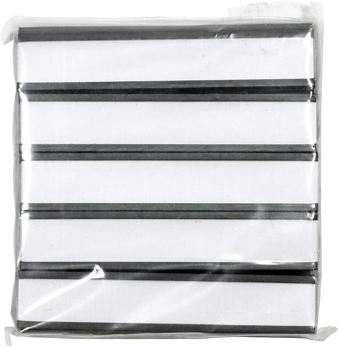SmartSign Pack of 25 Magnetic 'C' Channel Label Holders | 0.5" x 3" - Image 7