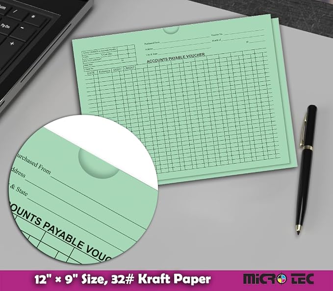 Accounts Payable Voucher Envelopes General Accounting Style, Buff 200 Pack | - Image 6