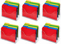 Azar Displays 250099-6PK Three Tier File and Brochure Desktop Wall Organizer by AzarDisplays