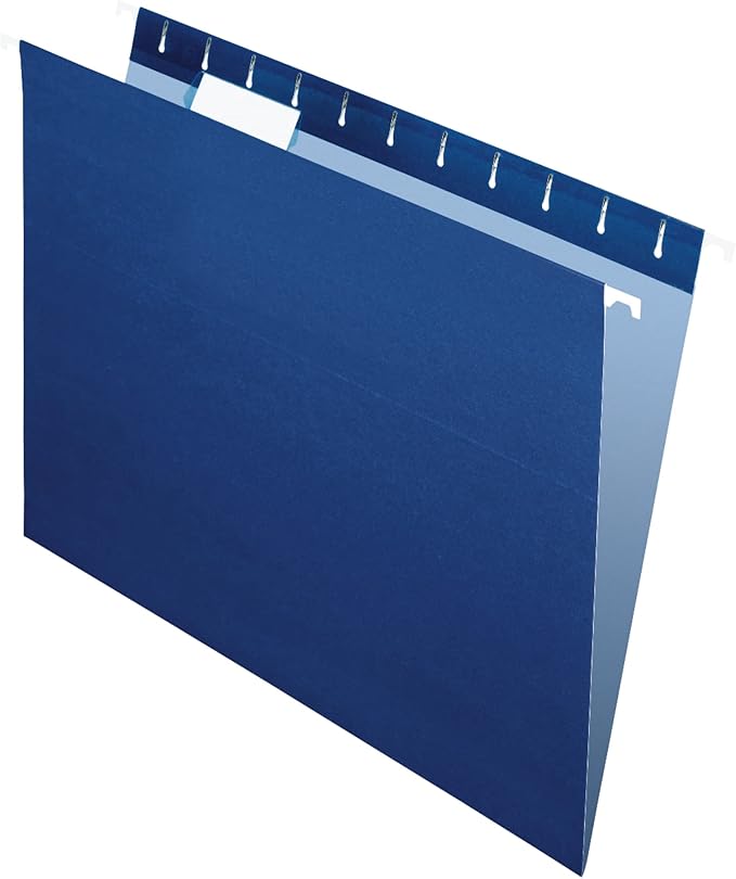 Office Depot 2-Tone Hanging File Folders, 1/5 Cut, 8 1/2in. x 11in., Letter Size by Office+Depot