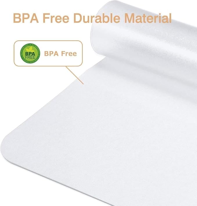 NATRKE Clear Desk Mat Pad, 27.6"x15.7" Large Transparent Computer Desk Mat - Image 5
